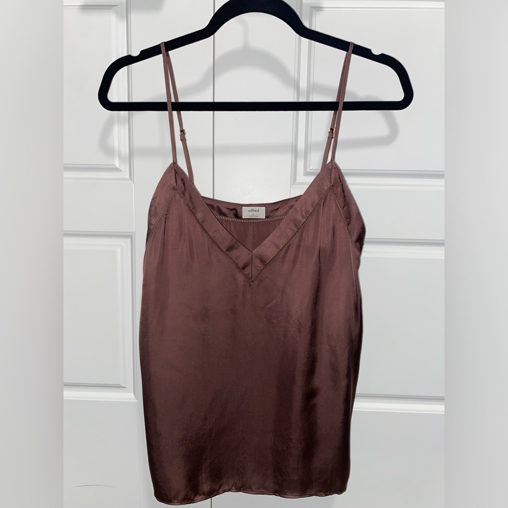 Aritzia Wilfred Satin Cami